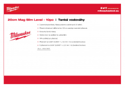 MILWAUKEE Slim Box Levels  4932478897 A4 PDF