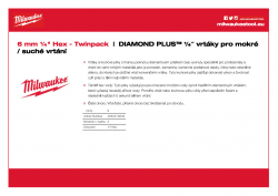 MILWAUKEE Diamond Max wet / dry drill bits  4932479232 A4 PDF