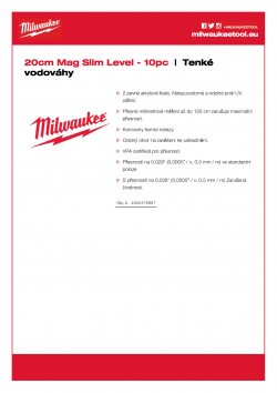 MILWAUKEE Slim Box Levels  4932478897 A4 PDF