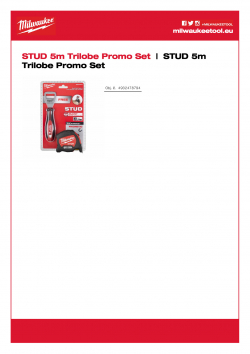 MILWAUKEE STUD 5m Trilobe Promo Set  4932478794 A4 PDF