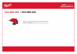 MILWAUKEE M12 NRG-302 M12™  sada akumulátorů a nabíječky 4933451904 A4 PDF