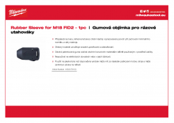 MILWAUKEE Rubber Sleeves for Impact Wrenches Gumová objímka pro M18 FID2 4932479103 A4 PDF