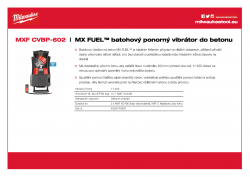 MILWAUKEE MXF CVBP MX FUEL™ batohový ponorný vibrátor  do betonu 4933479591 A4 PDF