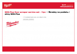 MILWAUKEE SDS-Plus floor / wall scrapers  4932480543 A4 PDF