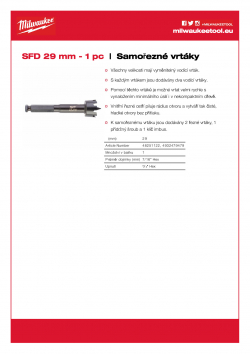 MILWAUKEE Selfeed Drills  4932479479 A4 PDF