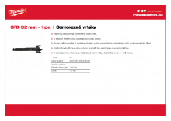 MILWAUKEE Selfeed Drills  4932479480 A4 PDF