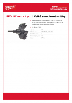 MILWAUKEE Large Selfeed drills  4932479491 A4 PDF