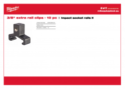 MILWAUKEE Impact socket rails II  4932480447 A4 PDF