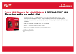 MILWAUKEE M14 Diamond Drill  4932479958 A4 PDF