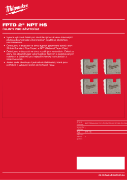 MILWAUKEE Čelisti 2″ NPT HS 48361112 A4 PDF