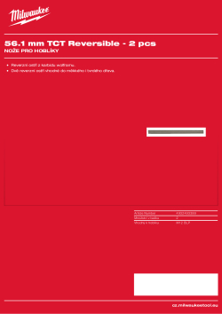 MILWAUKEE Planer Blades 4932493399 A4 PDF