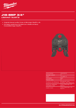 MILWAUKEE Press Jaw B Press 4932493167 A4 PDF