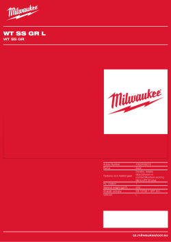 MILWAUKEE WT SS GR 4932493010 A4 PDF