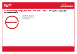 MILWAUKEE Pojistné kroužky s kolíkem pro průmyslové hlavice  SHOCKWAVE™ IMPACT DUTY″ 46 - 70 mm 4932480452 A4 PDF