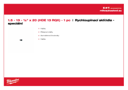 MILWAUKEE Keyless Chucks - Machine specific 42660755 A4 PDF