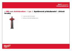 MILWAUKEE Antivibrační boční rukojeť 4932399992 A4 PDF