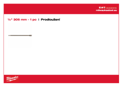 MILWAUKEE Prodloužení 4932363148 A4 PDF