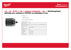 MILWAUKEE Keyless Chucks for FIXTEC machines 4932478806 A4 PDF