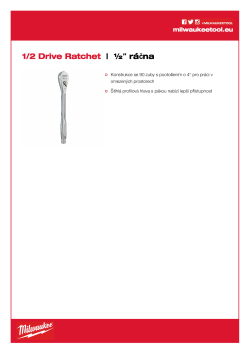 MILWAUKEE ½″ ráčna 4932471865 A4 PDF