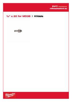 MILWAUKEE Arbors 48662125 A4 PDF