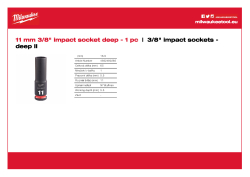 MILWAUKEE SHOCKWAVE™ IMPACT DUTY IMPACT SOCKETS 4932480285 A4 PDF