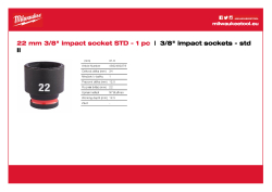 MILWAUKEE SHOCKWAVE™ IMPACT DUTY IMPACT SOCKETS 4932480279 A4 PDF