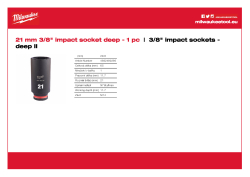 MILWAUKEE SHOCKWAVE™ IMPACT DUTY IMPACT SOCKETS 4932480295 A4 PDF