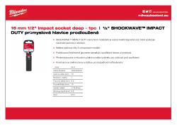 MILWAUKEE SHOCKWAVE™ IMPACT DUTY IMPACT SOCKETS 4932480334 A4 PDF