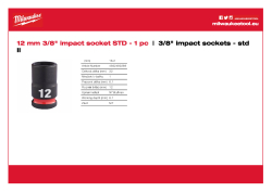 MILWAUKEE SHOCKWAVE™ IMPACT DUTY IMPACT SOCKETS 4932480269 A4 PDF