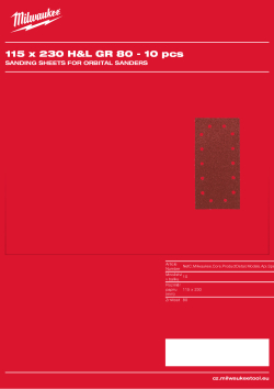 MILWAUKEE 115x230 H&L GR 80 10 ks 4932492265 A4 PDF