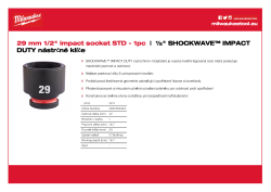 MILWAUKEE SHOCKWAVE™ IMPACT DUTY IMPACT SOCKETS 4932480323 A4 PDF