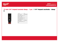 MILWAUKEE SHOCKWAVE™ IMPACT DUTY IMPACT SOCKETS 4932480260 A4 PDF