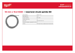 MILWAUKEE 16 mm x 15.2 m spirála s koncovkou 4932471702 A4 PDF