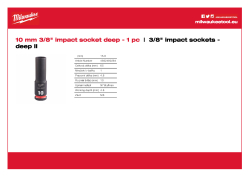 MILWAUKEE SHOCKWAVE™ IMPACT DUTY IMPACT SOCKETS 4932480284 A4 PDF