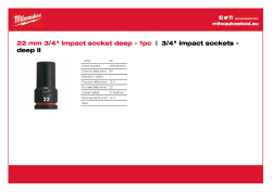 MILWAUKEE SHOCKWAVE™ IMPACT DUTY IMPACT SOCKETS 4932480381 A4 PDF