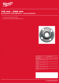 MILWAUKEE Matice příruby M14 4932345628 A4 PDF
