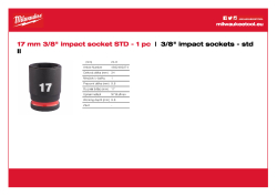 MILWAUKEE SHOCKWAVE™ IMPACT DUTY IMPACT SOCKETS 4932480274 A4 PDF