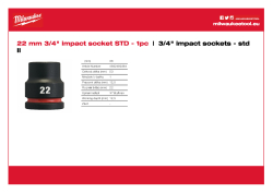 MILWAUKEE SHOCKWAVE™ IMPACT DUTY IMPACT SOCKETS 4932480364 A4 PDF