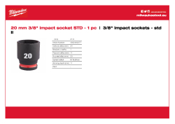 MILWAUKEE SHOCKWAVE™ IMPACT DUTY IMPACT SOCKETS 4932480277 A4 PDF