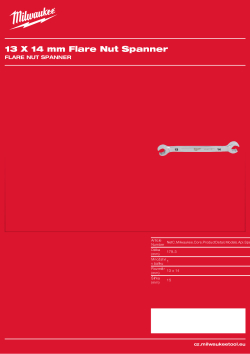 MILWAUKEE 13 x 14 mm polootevřený klíč 4932480577 A4 PDF