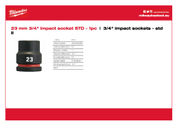 MILWAUKEE SHOCKWAVE™ IMPACT DUTY IMPACT SOCKETS 4932480365 A4 PDF