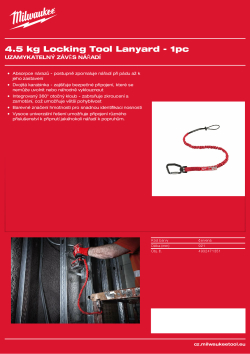 MILWAUKEE Závěs nářadí do 4,5 kg 4932471351 A4 PDF