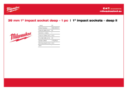 MILWAUKEE SHOCKWAVE™ IMPACT DUTY IMPACT SOCKETS 4932480431 A4 PDF