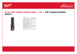 MILWAUKEE SHOCKWAVE™ IMPACT DUTY IMPACT SOCKETS 4932480283 A4 PDF