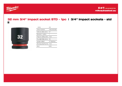 MILWAUKEE SHOCKWAVE™ IMPACT DUTY IMPACT SOCKETS 4932480369 A4 PDF