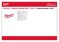 MILWAUKEE SHOCKWAVE™ IMPACT DUTY IMPACT SOCKETS 4932480950 A4 PDF