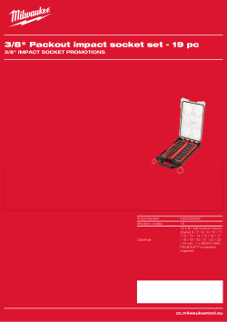 MILWAUKEE ⅜″ PACKOUT™ SHOCKWAVE™ IMPACT DUTY sada dlouhých průmyslových hlavic 19 ks 4932480946 A4 PDF