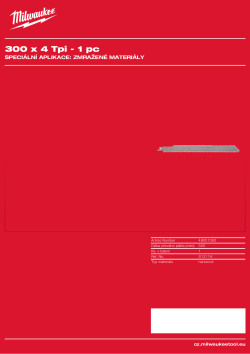 MILWAUKEE Frozen Materials 48001082 A4 PDF