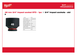 MILWAUKEE SHOCKWAVE™ IMPACT DUTY IMPACT SOCKETS 4932480376 A4 PDF