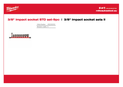 MILWAUKEE ⅜″ SHOCKWAVE™ IMPACT DUTY sada průmyslových hlavic na liště 9 ks 4932480454 A4 PDF